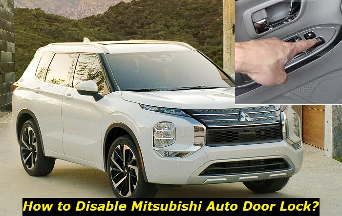 auto door lock mitsubichi disable